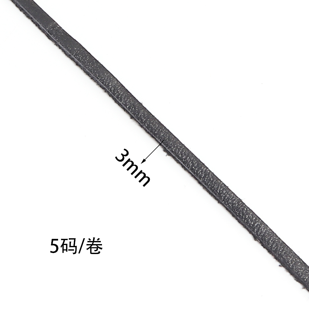 5yards 3mm Genuine Cow Leather - Patent Leather Shine recension och pris