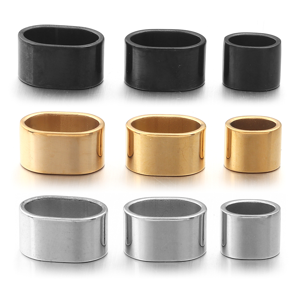 6pcs Flat Stainless Steel Tube - Patent Leather Shine recension och pris