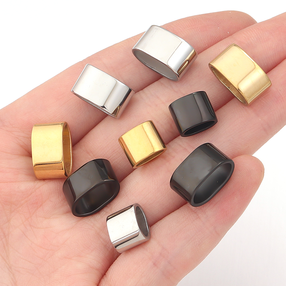 6pcs Flat Stainless Steel Tube - Patent Leather Shine recension och pris