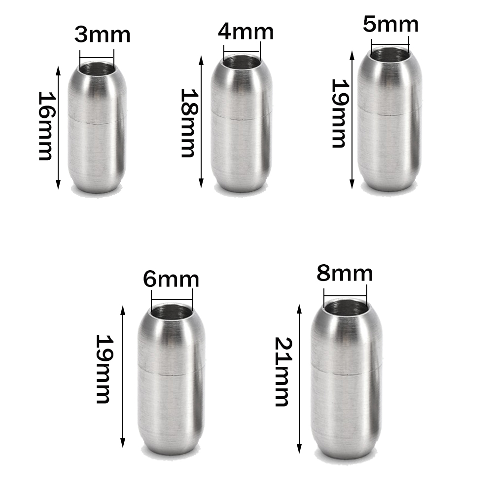 2pcs Stainless Steel Magnetic  - Patent Leather Shine recension och pris