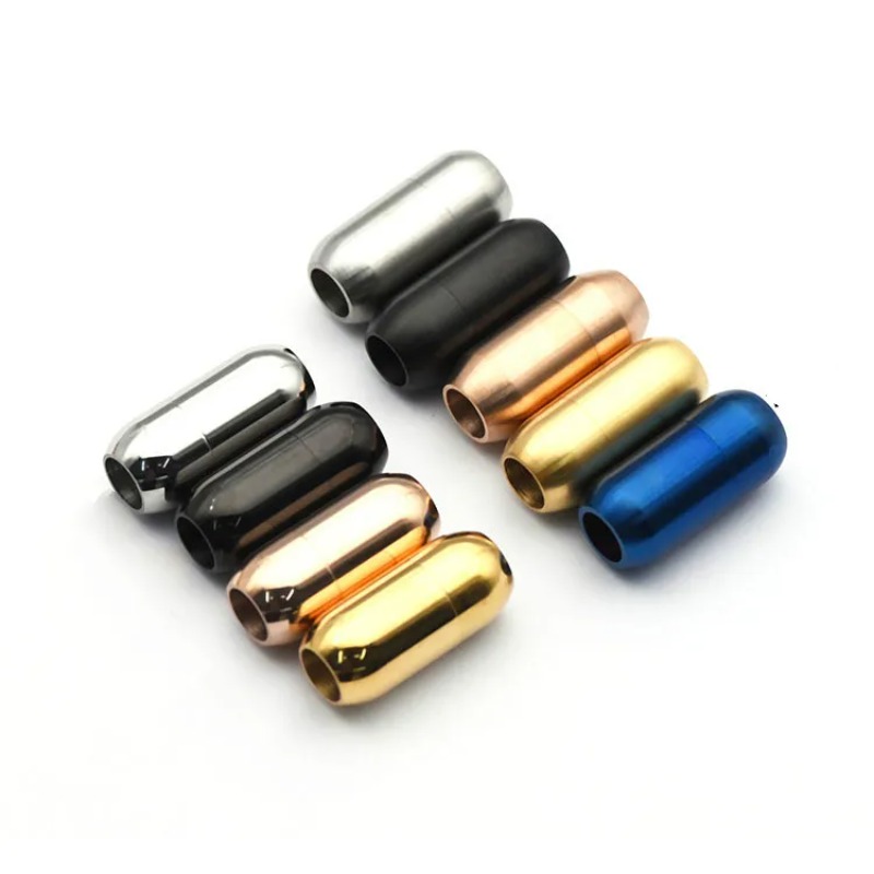 5Pcs/Lot Stainless Steel Magne - Patent Leather Shine recension och pris